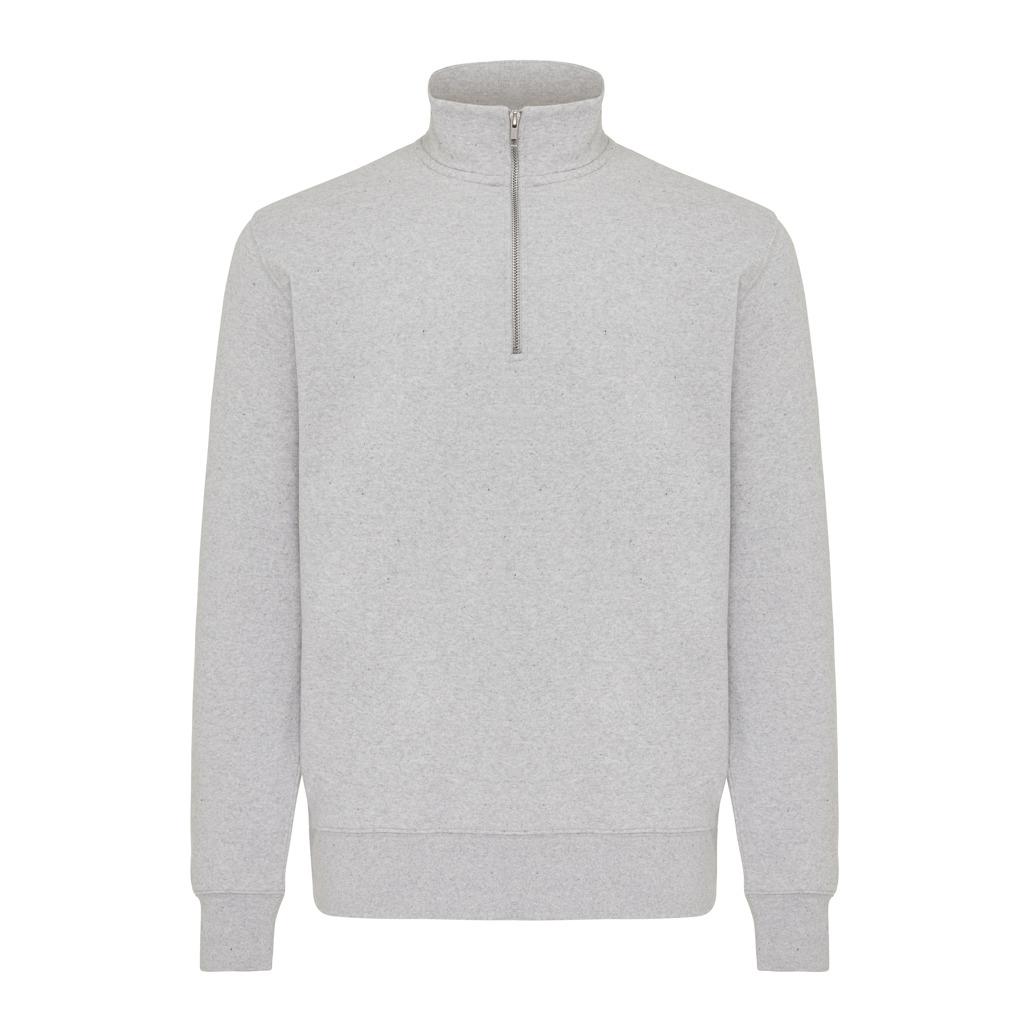 Pulover bumbac Iqoniq Elgon light heather grey 3XL