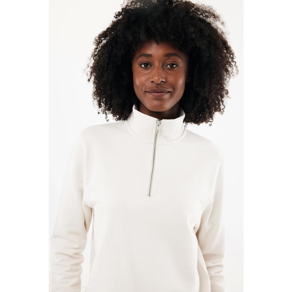 Pulover bumbac Iqoniq Elgon ivory white 2XS