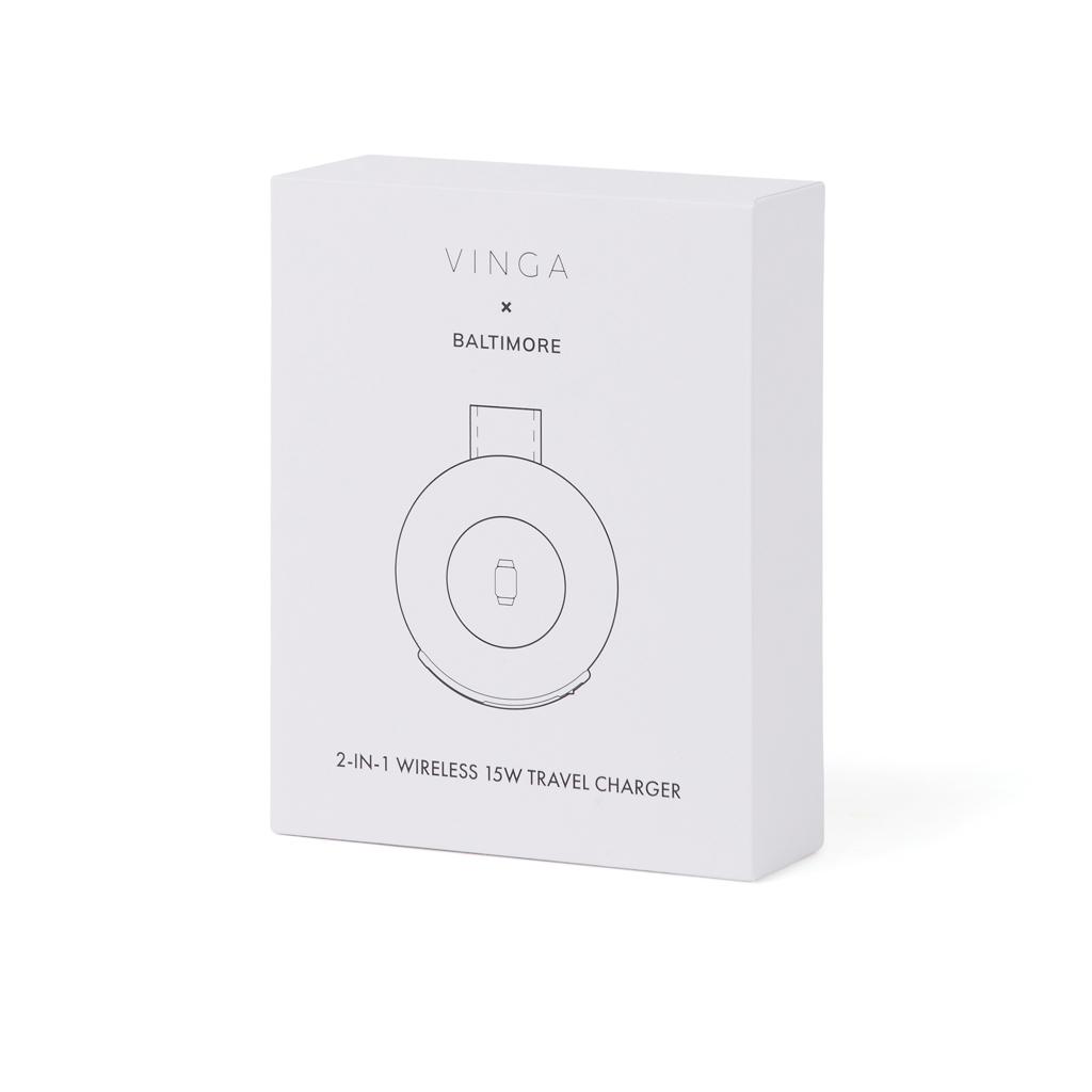 Încărcător wireless 15W Vinga Baltimore navy