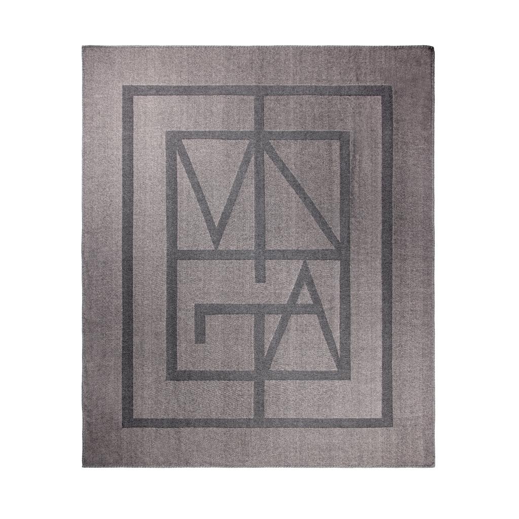 Pătură Vinga Monogram grey