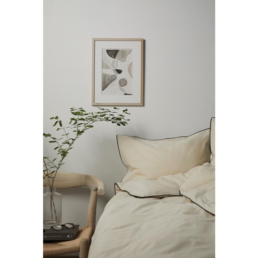Lenjerie pat bumbac Vinga Marston beige