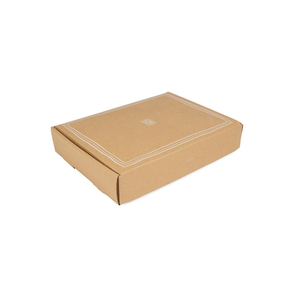 Lenjerie pat bumbac Vinga Marston beige