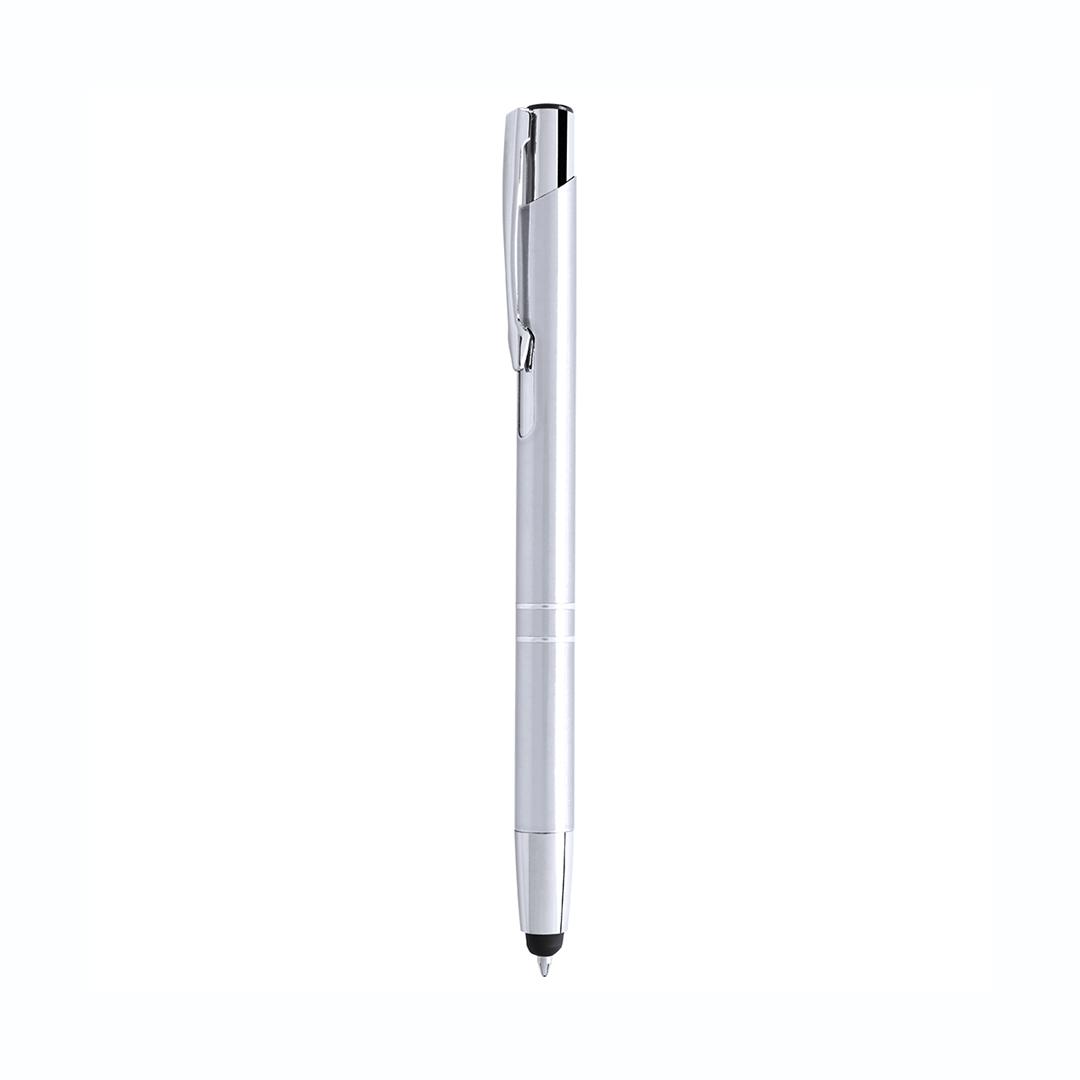 Pix cu stylus pentru ecrane tactile Mitch argintiu