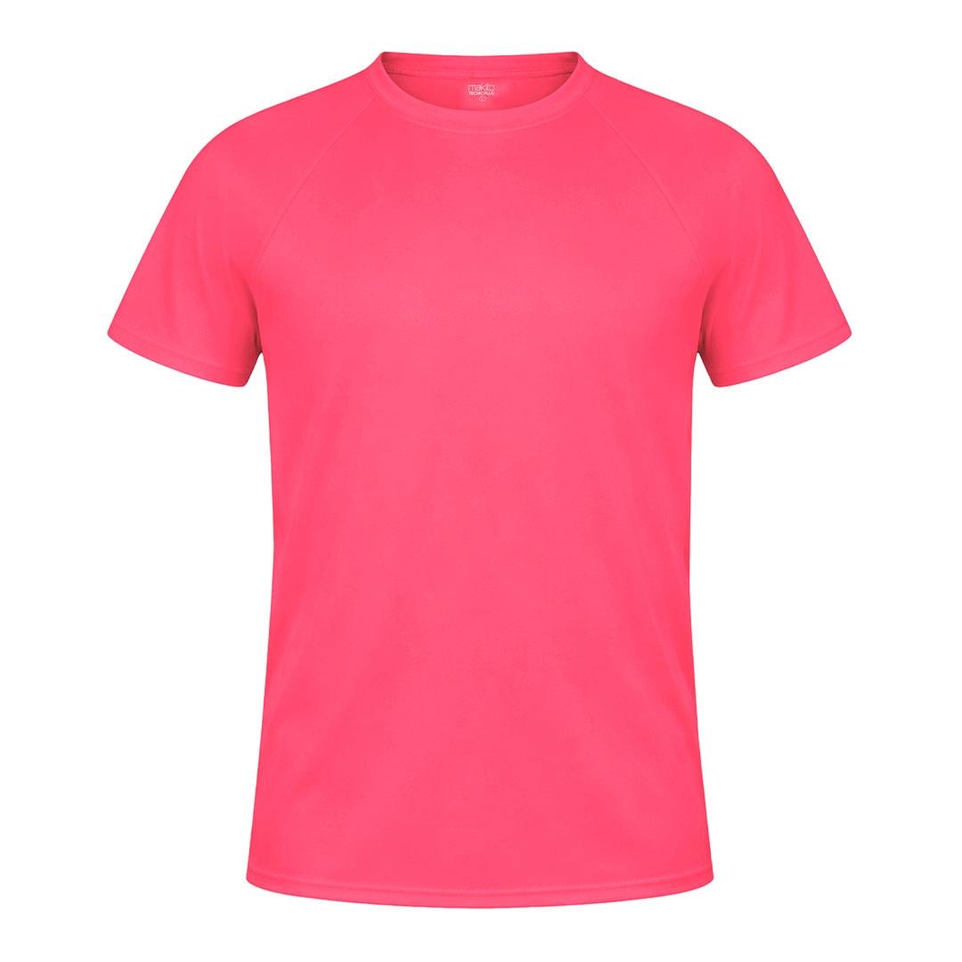 Tricou tehnic pentru adulți Plus roz fluorescent XXL