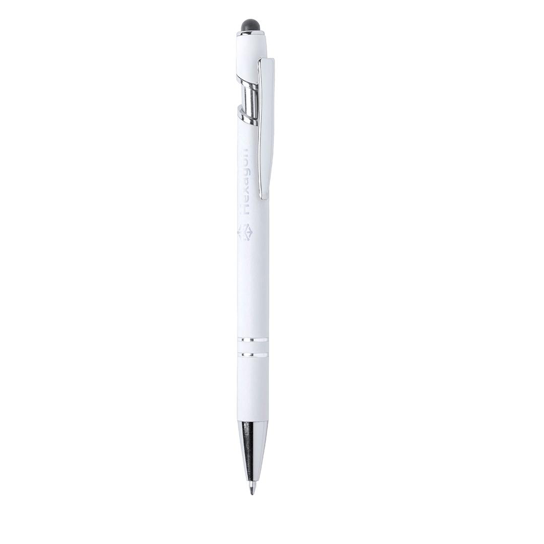 Pix cu stylus pentru ecrane tactile Lekor alb
