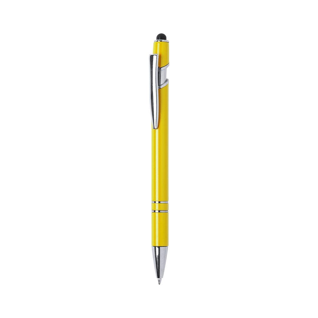 Pix cu stylus pentru ecrane tactile Parlex galben