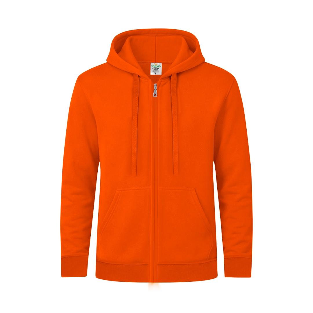 Hanorac cu glugă și fermoar pentru adulți Keya SWZ280 portocaliu 3XL