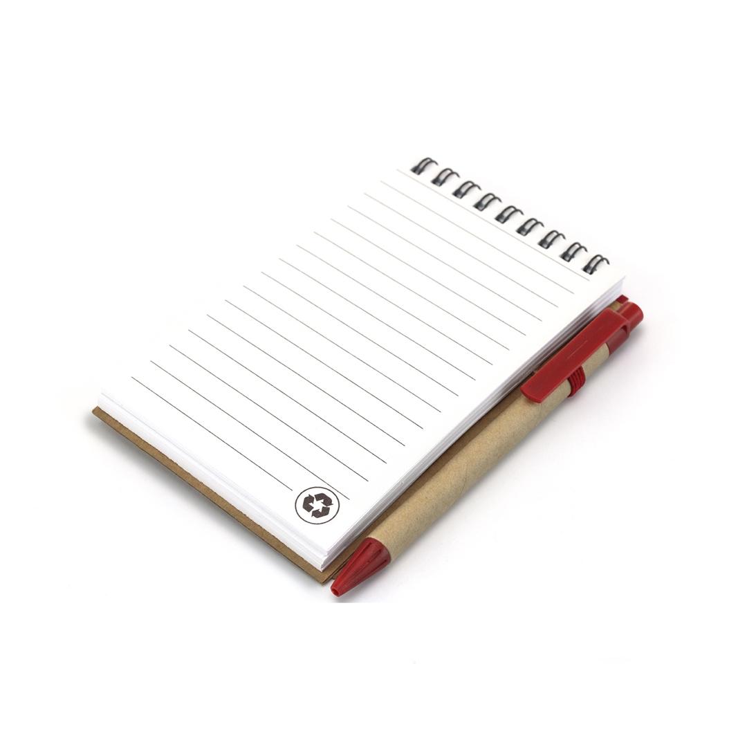 Caiet de notițe din hârtie ecologică Ecocard albastru