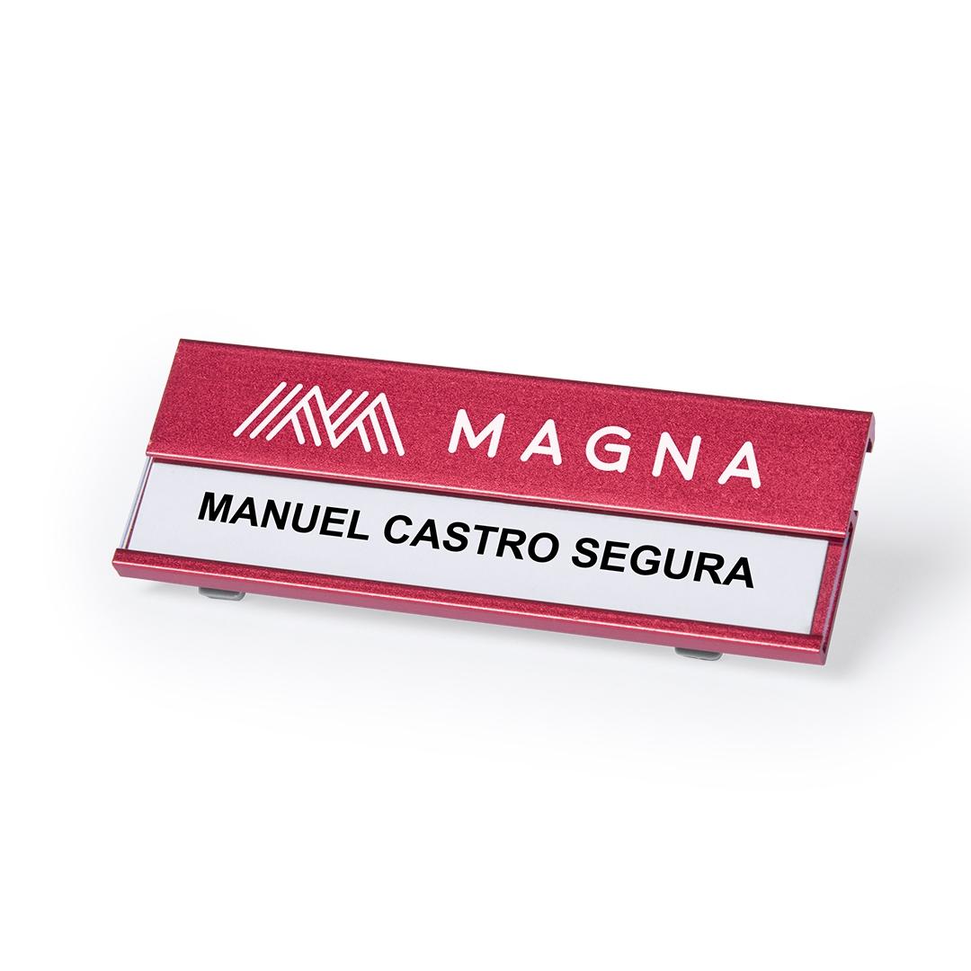 Ecuson pentru identificare Bindel fucsia