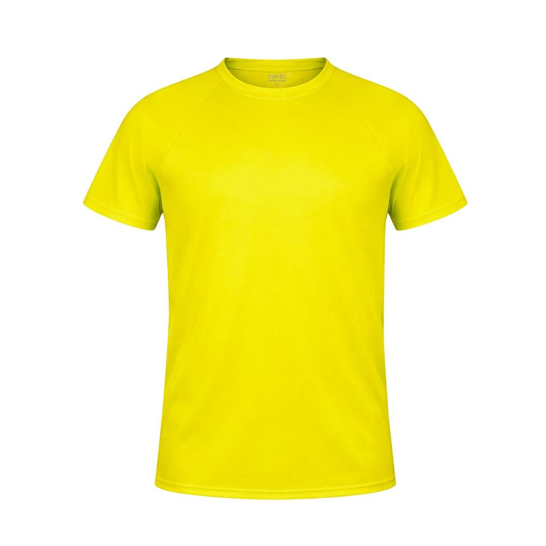 Tricou tehnic pentru copii Plus galben 4 - 5 ani