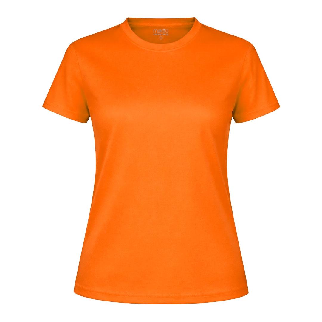 Tricou tehnic pentru femei Plus portocaliu M