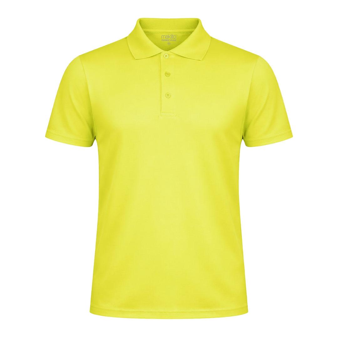 Tricou polo tehnic Plus galben S