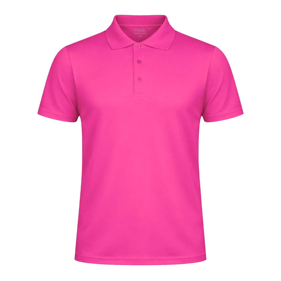 Tricou polo tehnic Plus fucsia S