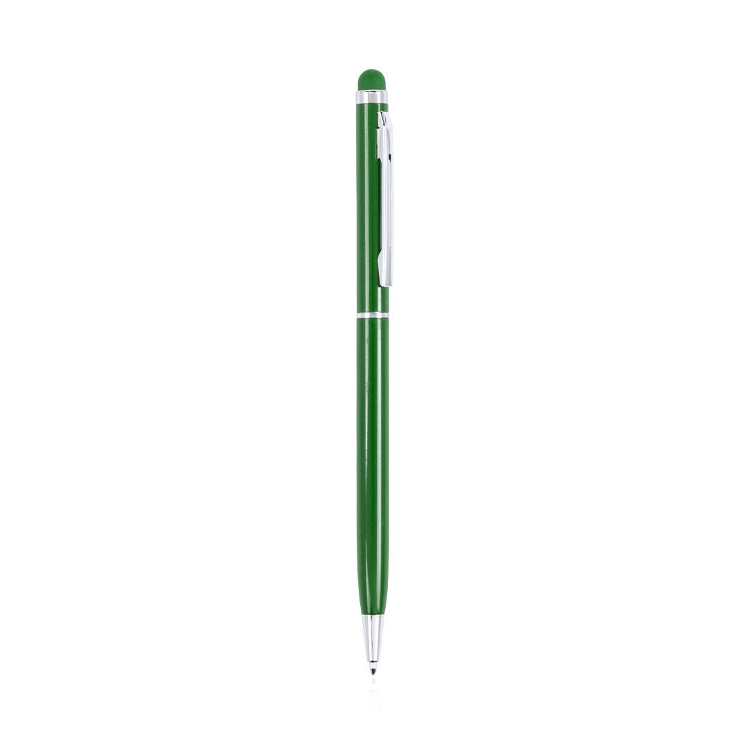 Pix cu stylus pentru ecrane tactile Byzar verde