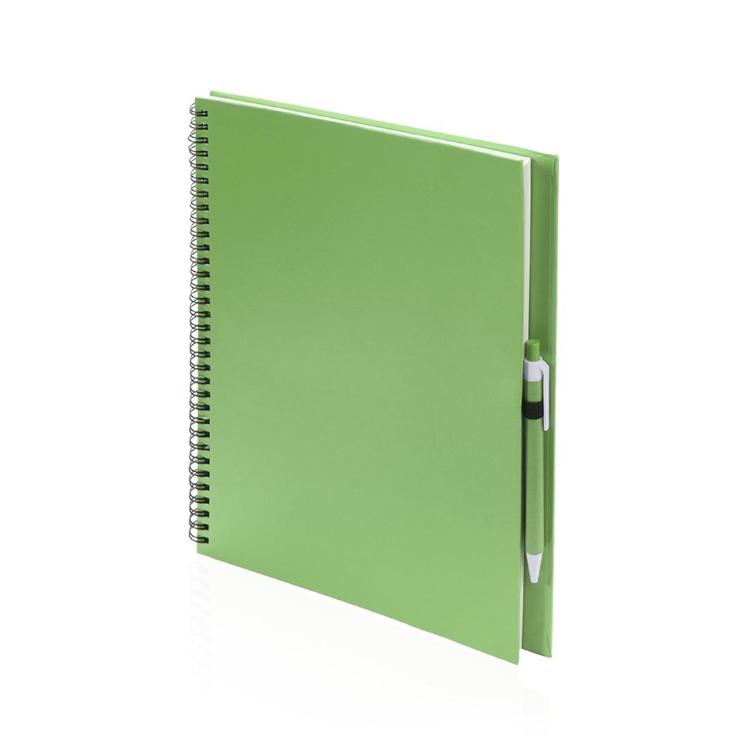 Caiet de notițe Tecnar verde