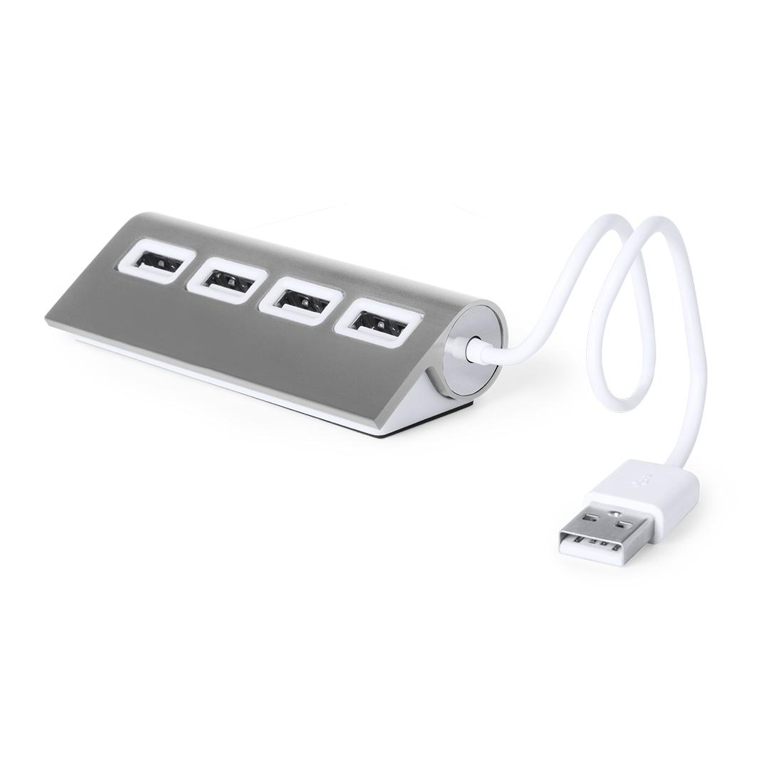 Distribuitor USB Hub Weeper argintiu