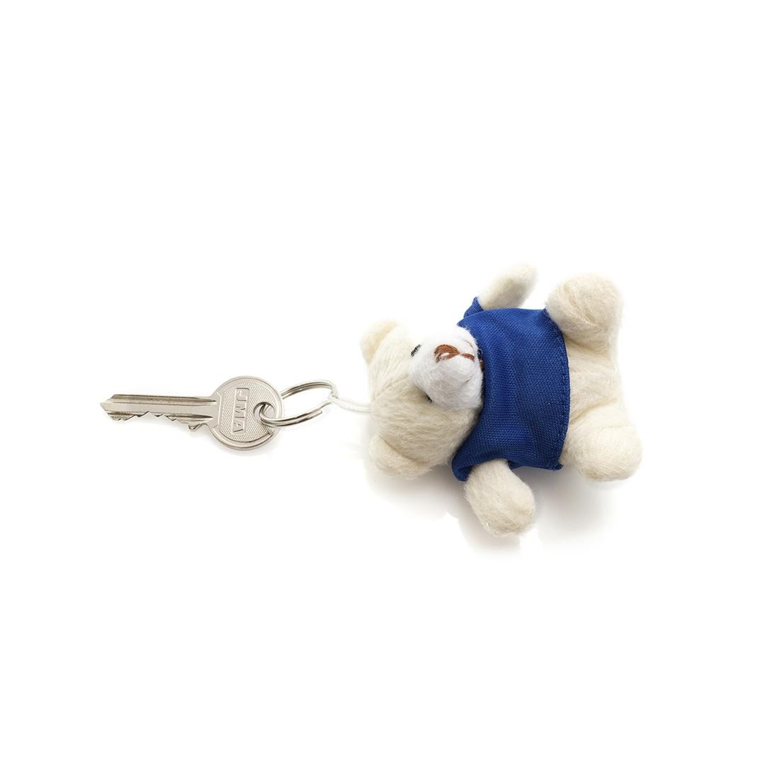 Breloc ursuleț de pluș Tedchain portocaliu