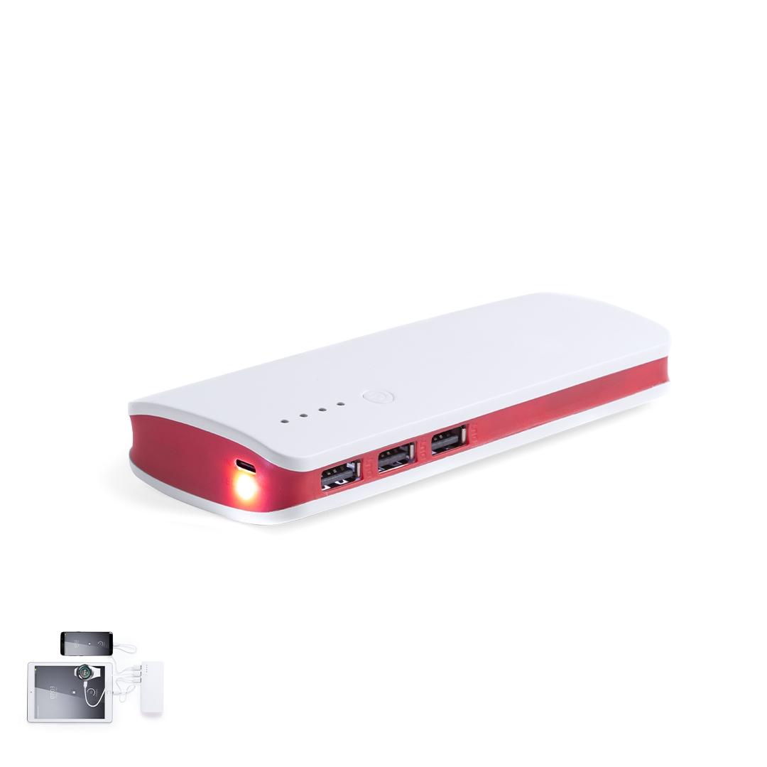 Baterie externă Power Bank Kaprin roșu