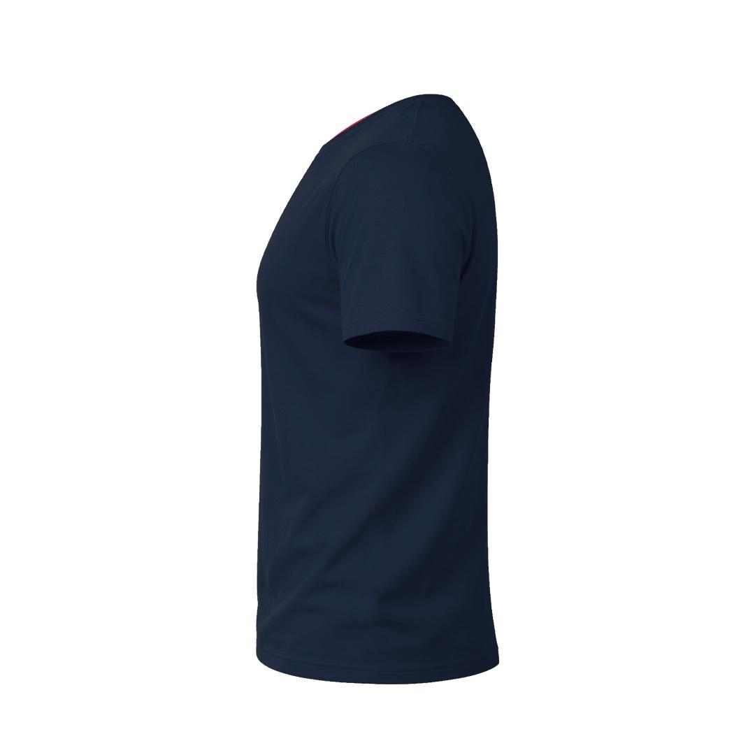 Tricou colorat pentru adulți Keya albastru închis M