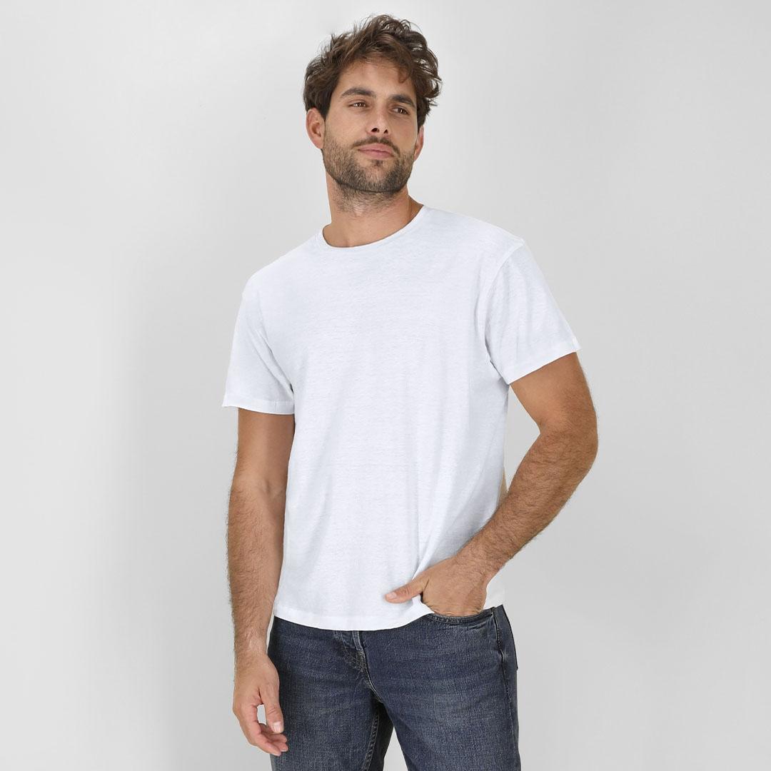 Tricou alb pentru adulți Keya alb L