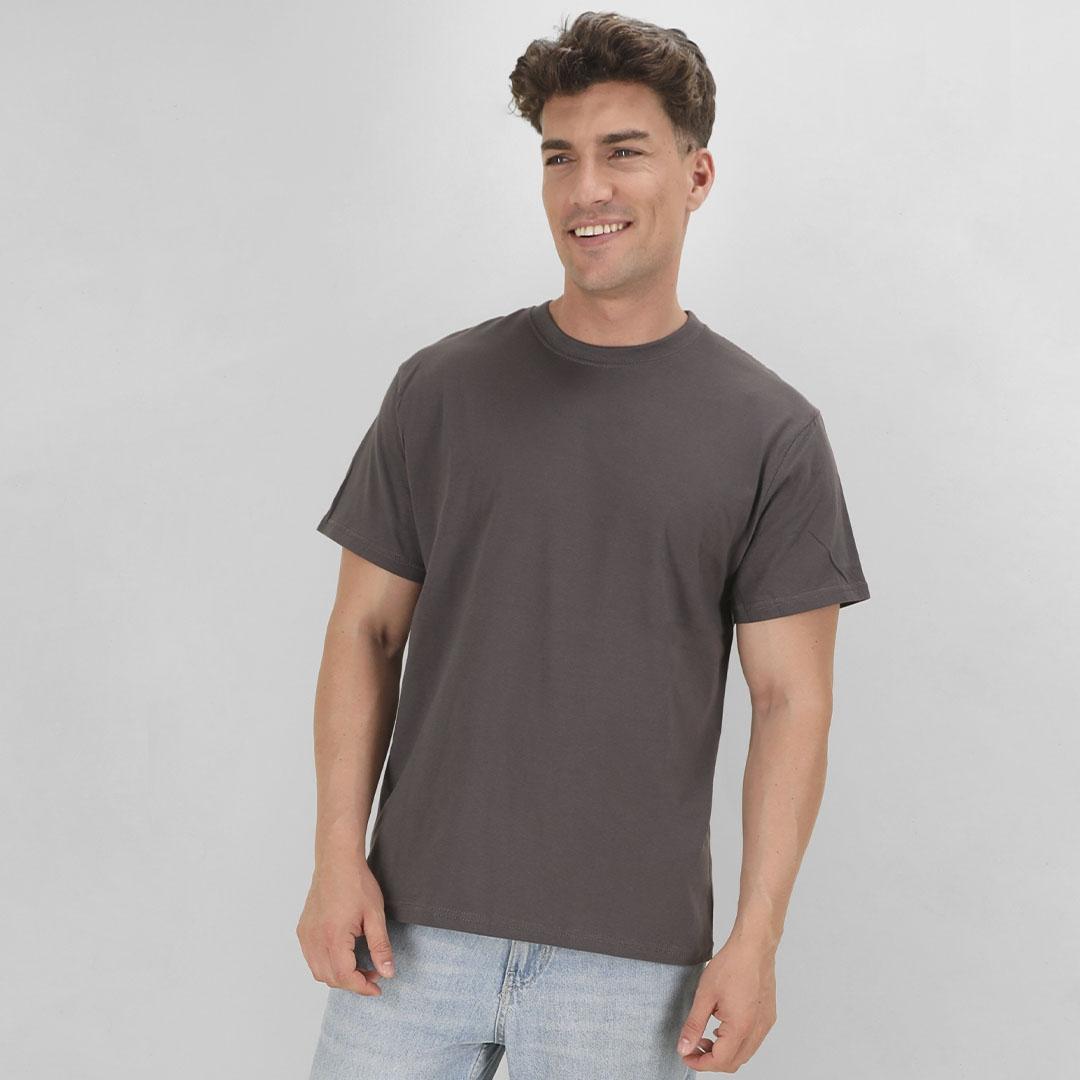 Tricou colorat pentru adulți Keya negru L