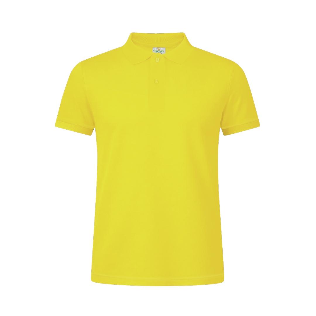 Tricou polo colorat pentru adulți Keya galben XL