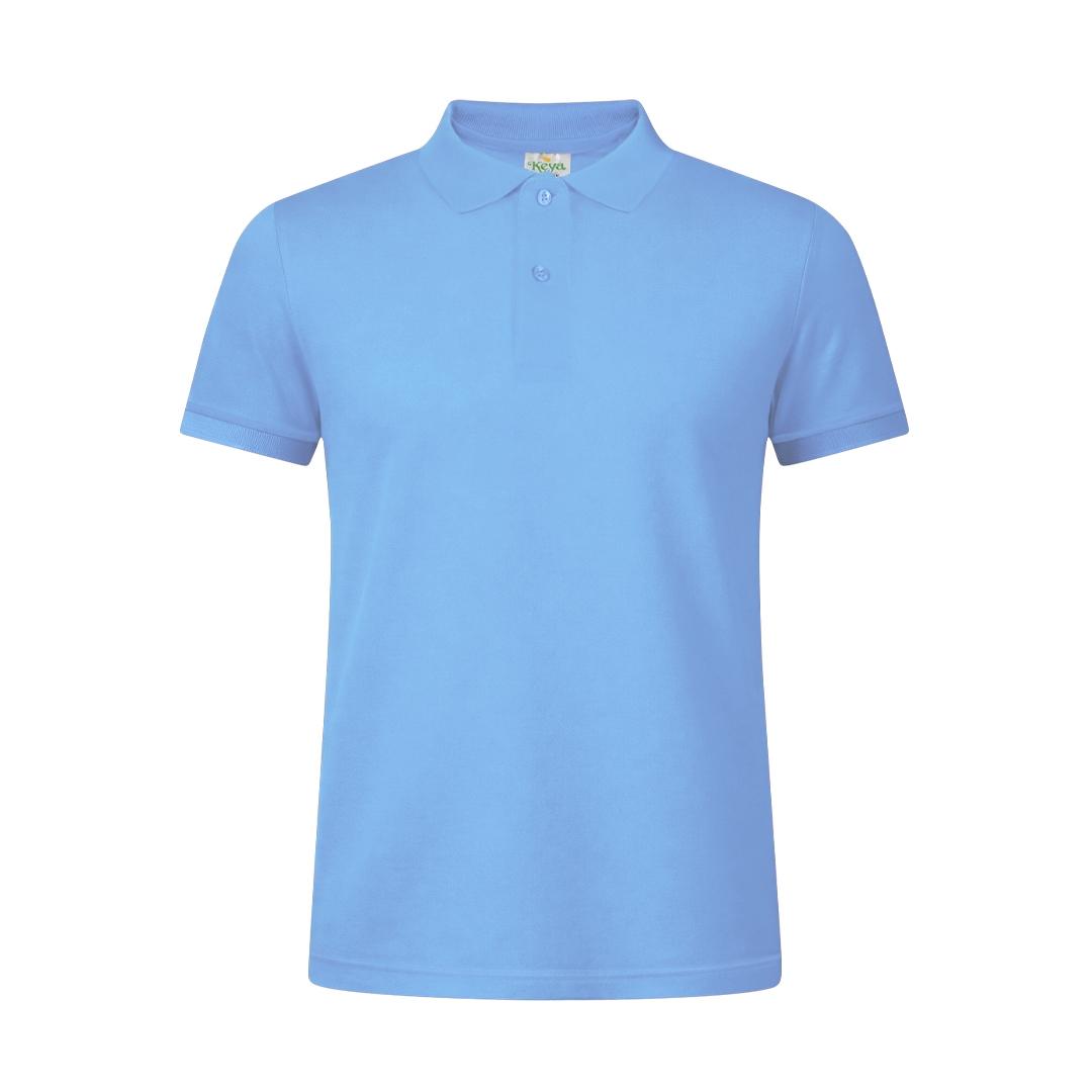 Tricou polo colorat pentru adulți Keya albastru deschis XL