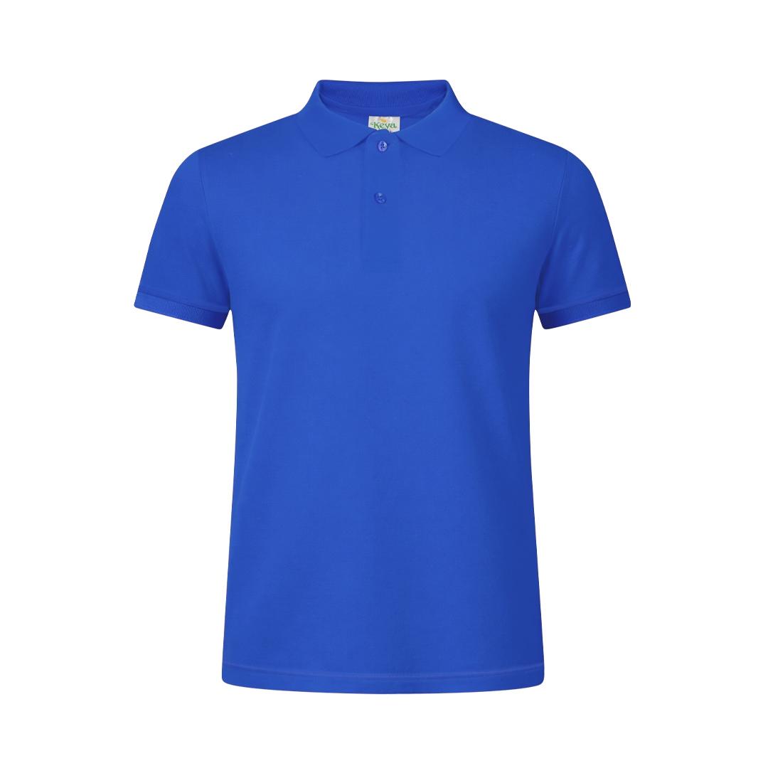 Tricou polo colorat pentru adulți Keya albastru XL