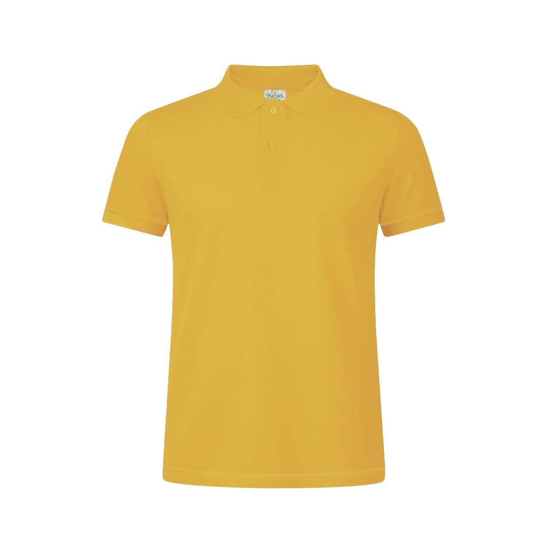 Tricou polo colorat pentru adulți Keya auriu XL