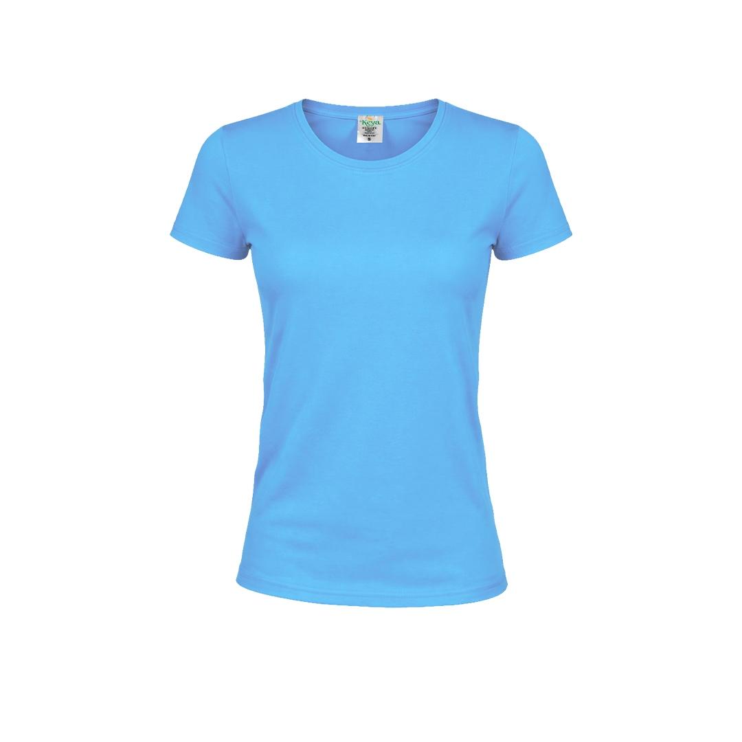 Tricou colorat pentru femei Keya albastru deschis XXL