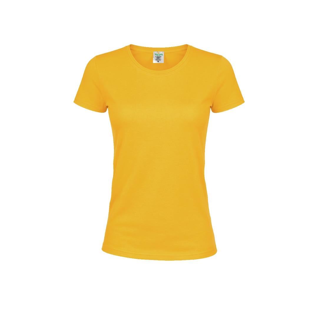 Tricou colorat pentru femei Keya auriu XXL