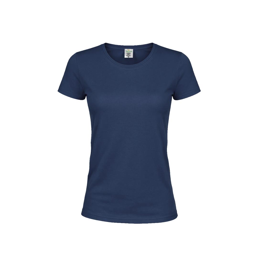 Tricou colorat pentru femei Keya albastru marină XXL