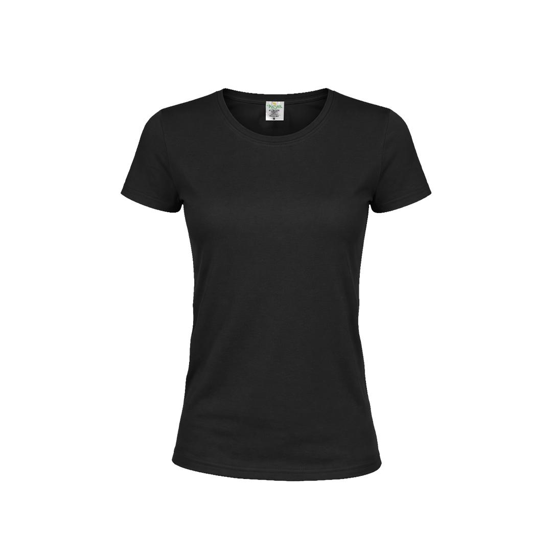 Tricou colorat pentru femei Keya negru XXL