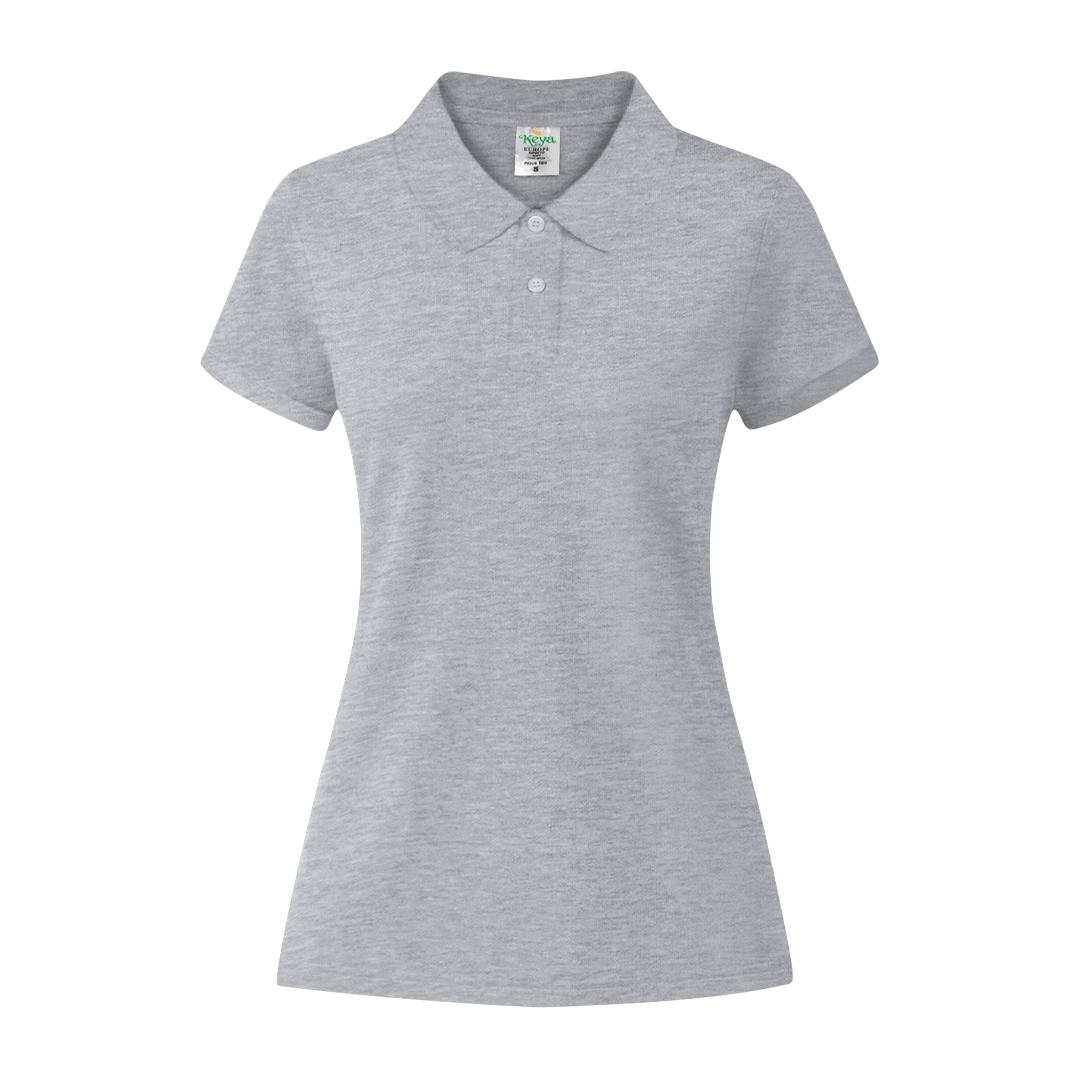 Tricou polo colorat pentru femei Keya gri S