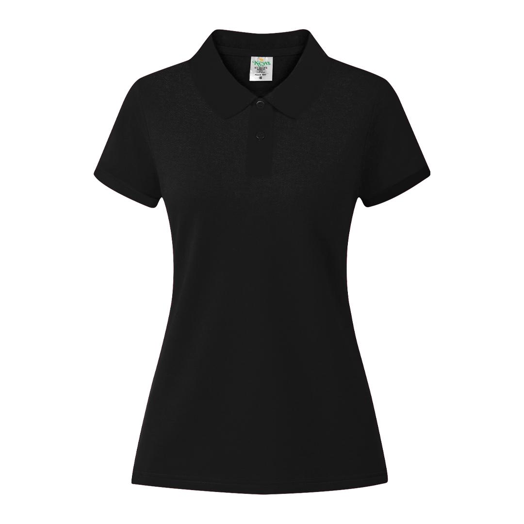 Tricou polo colorat pentru femei Keya negru S