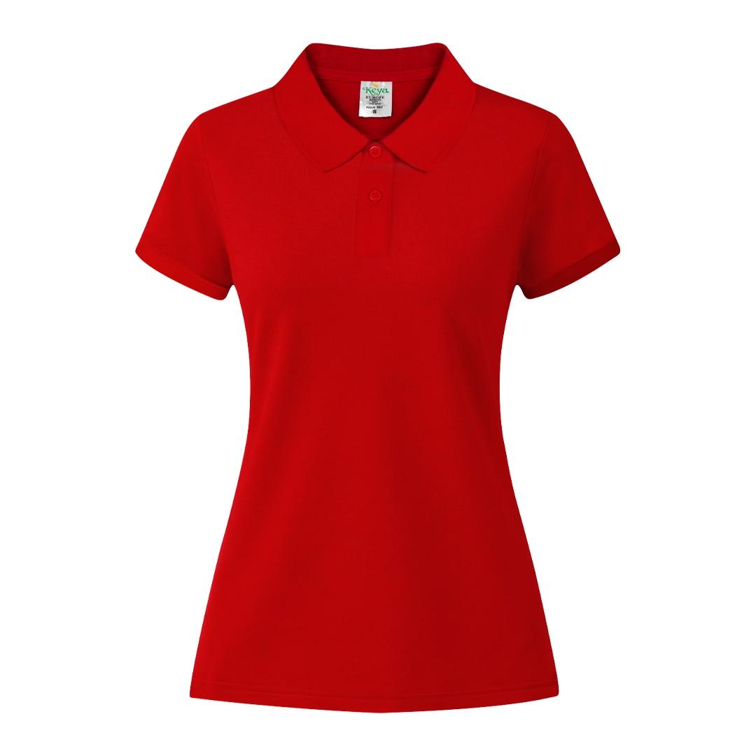 Tricou polo colorat pentru femei Keya roșu S