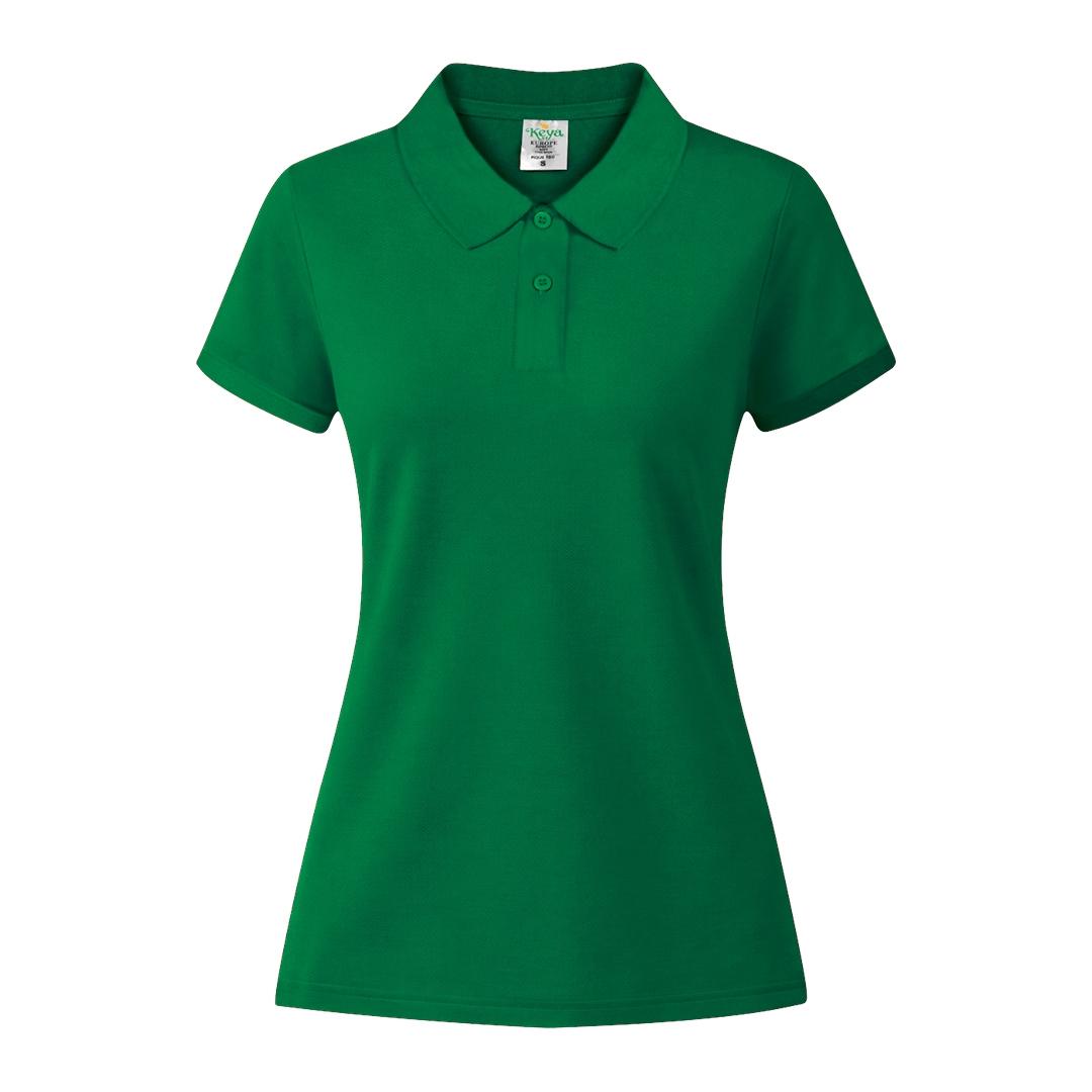 Tricou polo colorat pentru femei Keya verde S