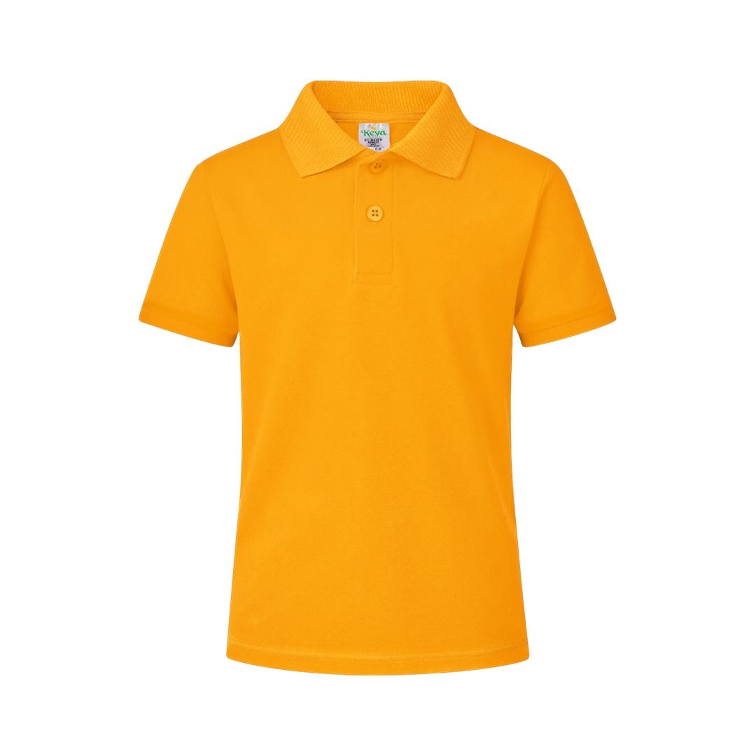 Tricou polo colorat pentru copii Keya auriu M