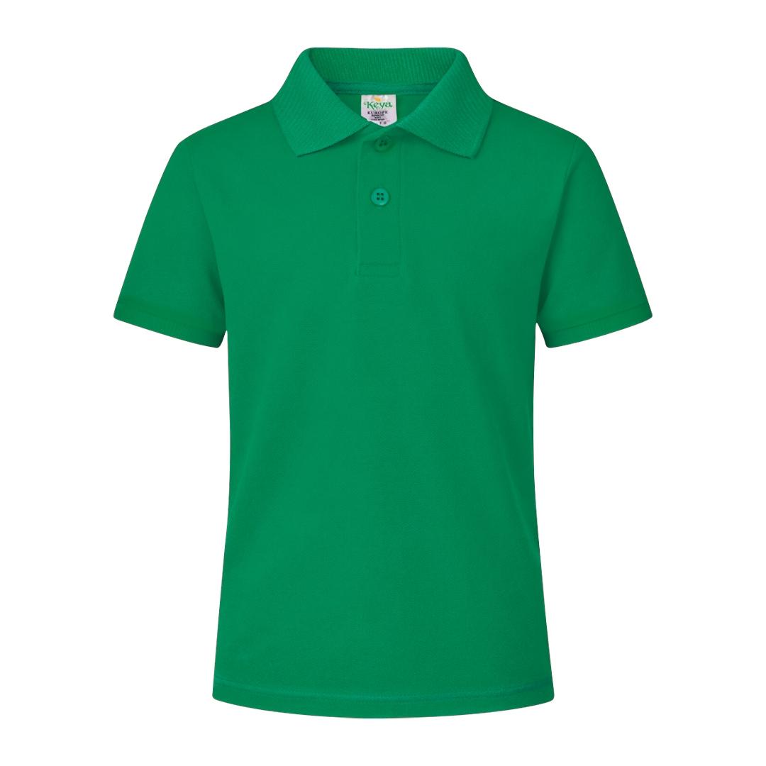 Tricou polo colorat pentru copii Keya verde M