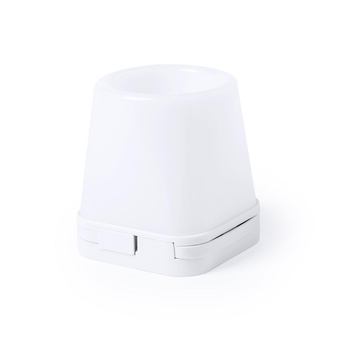Suport instrumente de scris cu Hub USB Belind alb
