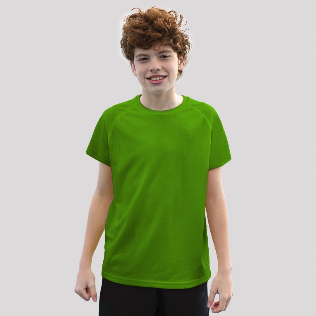 Tricou tehnic pentru copii Dinamic roșu 6 - 8 ani
