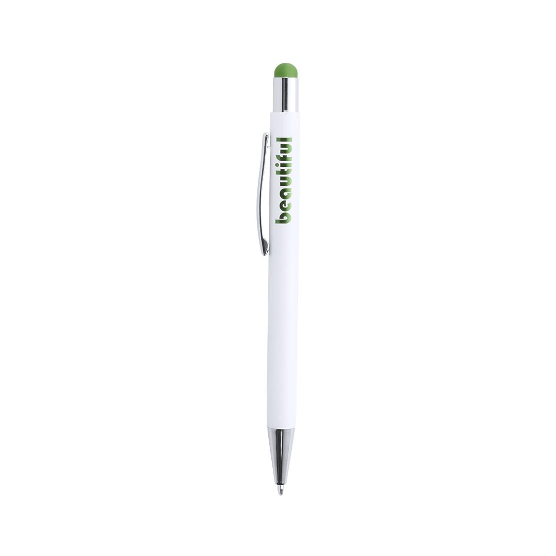 Pix cu stylus pentru ecrane tactile Woner verde