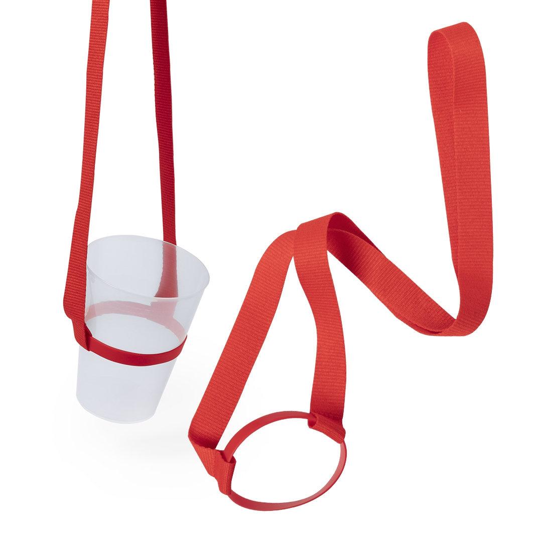 Suport de pahar cu Lanyard Frinly albastru