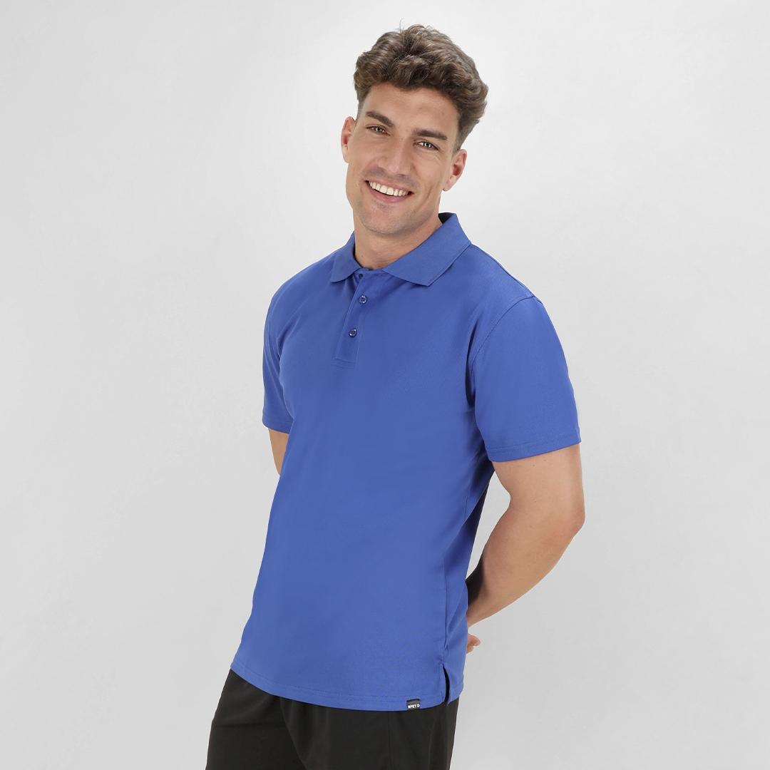 Tricou polo Dekrom albastru marină L