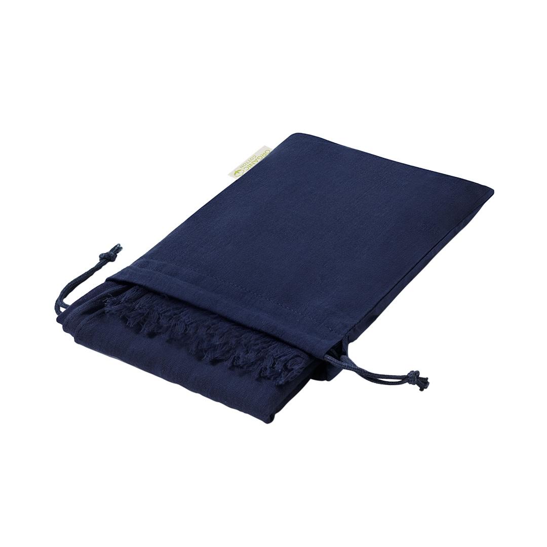 Eșarfă tip foulard Betty albastru marină