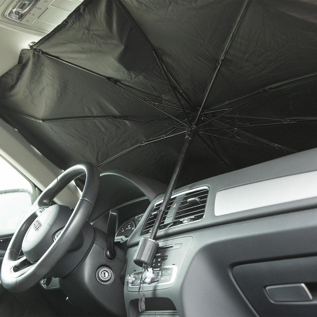 Parasolar auto Birdy negru
