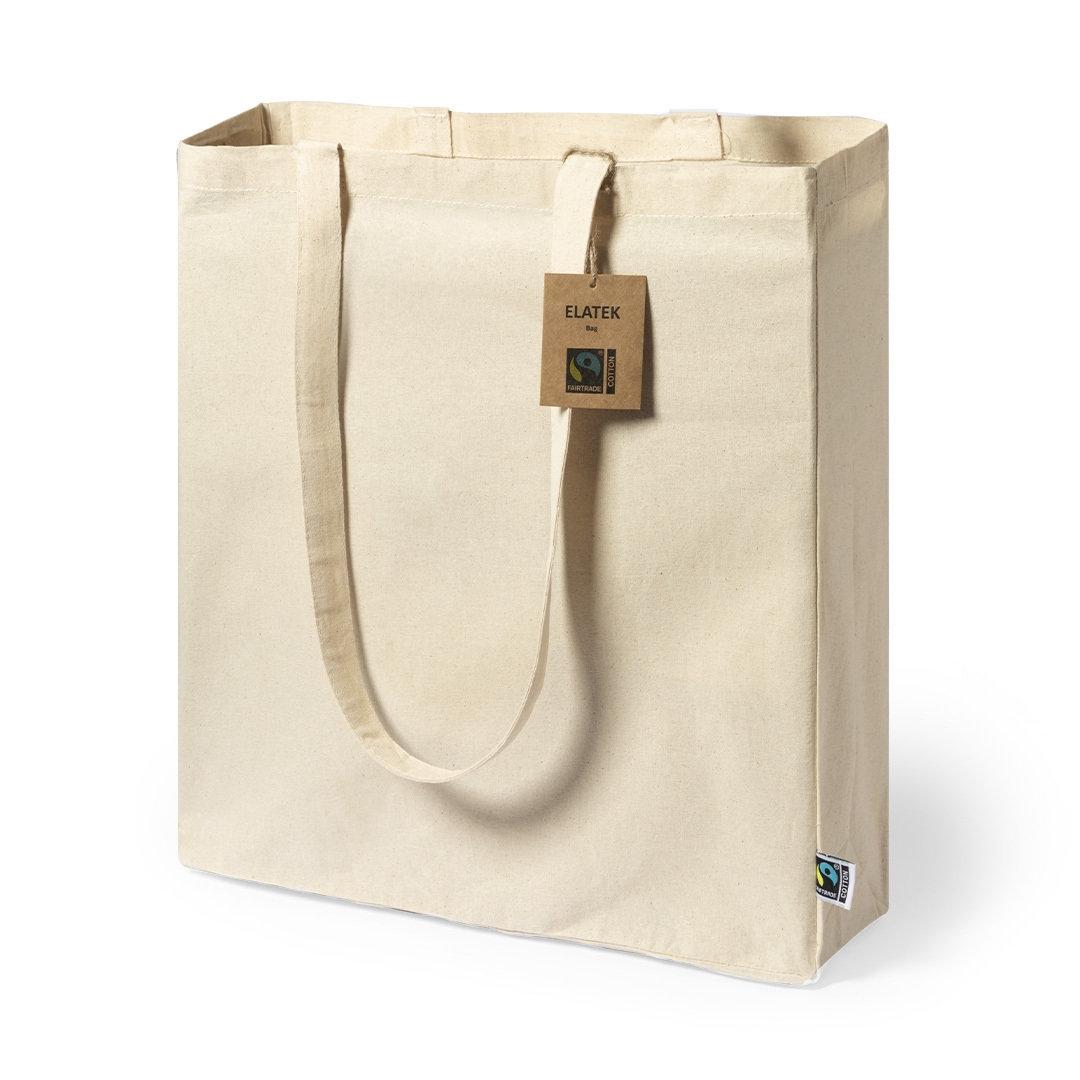 Geantă de cumpărături Elatek Fairtrade natural