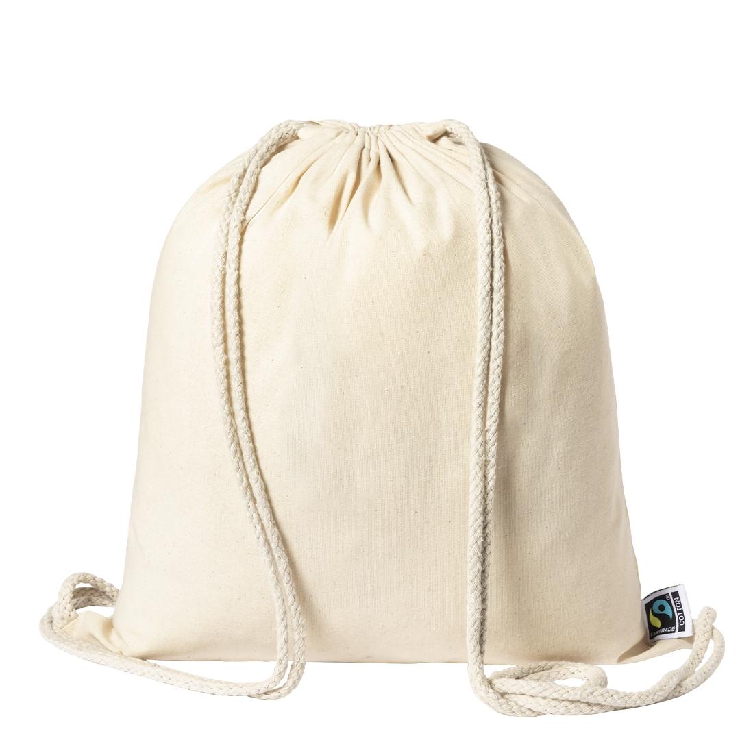 Sac cu șnur Sanfer Fairtrade natural