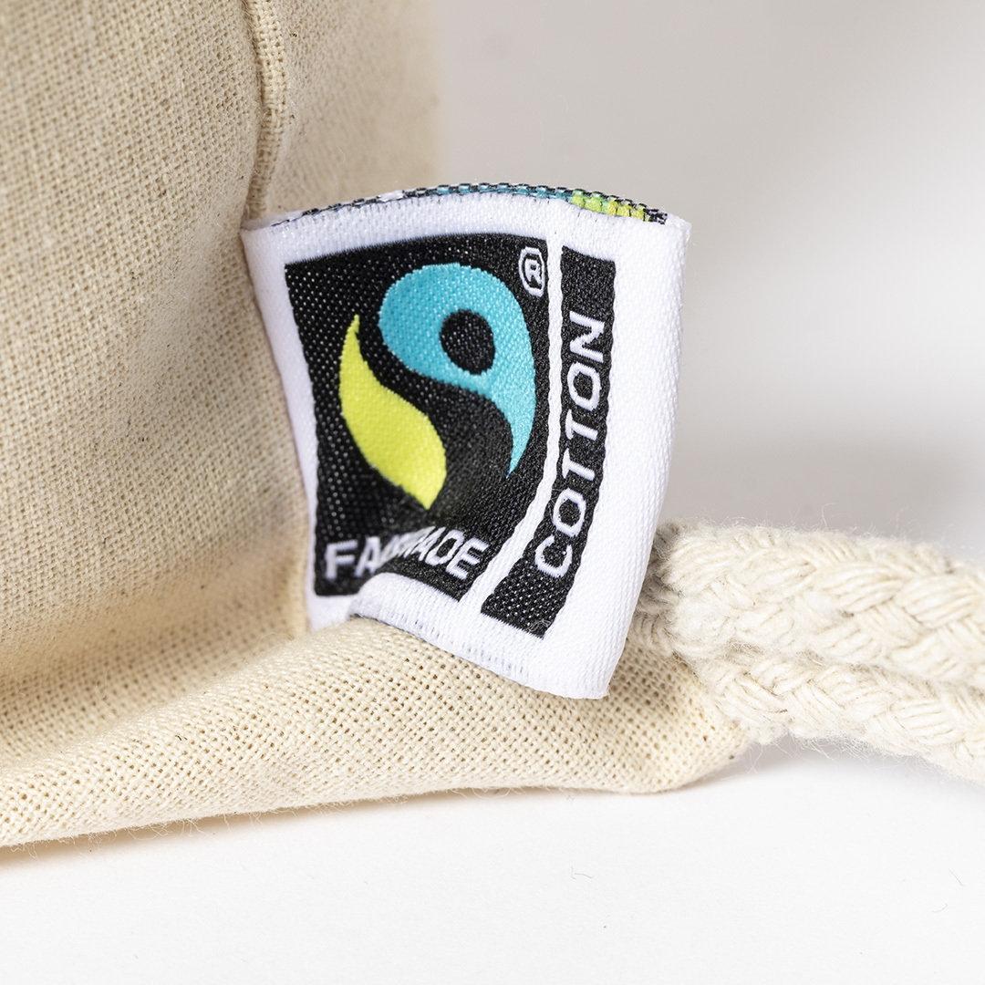 Sac cu șnur Sanfer Fairtrade natural