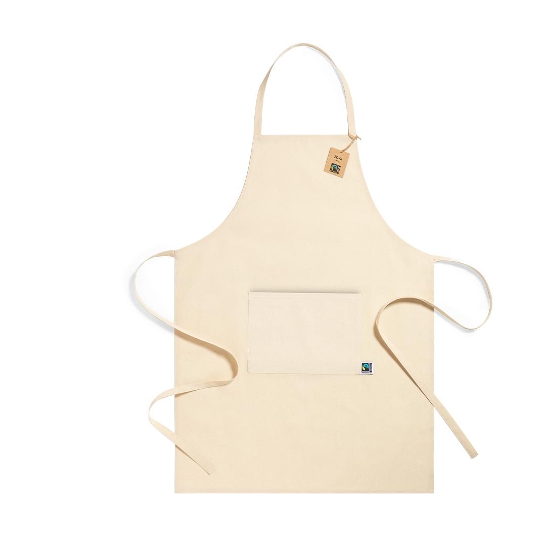 Șorț de bucătărie Zowi Fairtrade natural